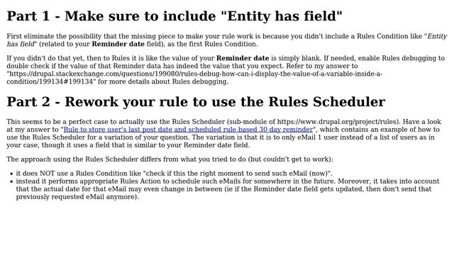 How to create a rule triggered when saving a node to schedule sending an email at specified date? смотреть онлайн