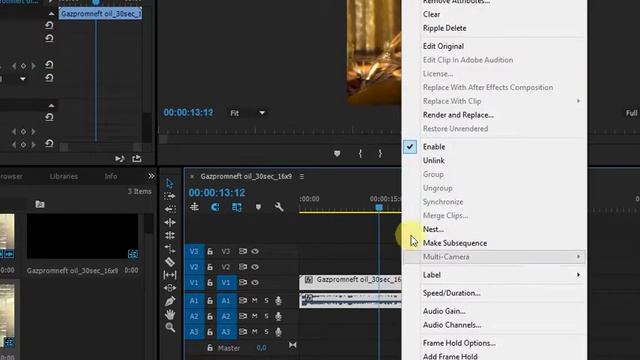 Как отделить звук от видео в Adobe Premiere Pro (объяснение за 10 секунд) смотреть онлайн
