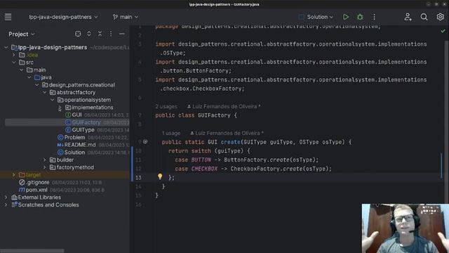 Design Pattern: Abstract Factory - com Java смотреть онлайн