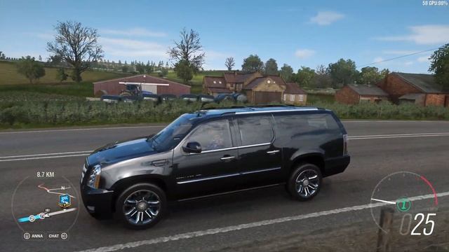 Forza Horizon 4 - 2012 Cadillac Escalade ESV - Car Show Speed Jump Crash Test . 1440p 60fps. смотреть онлайн