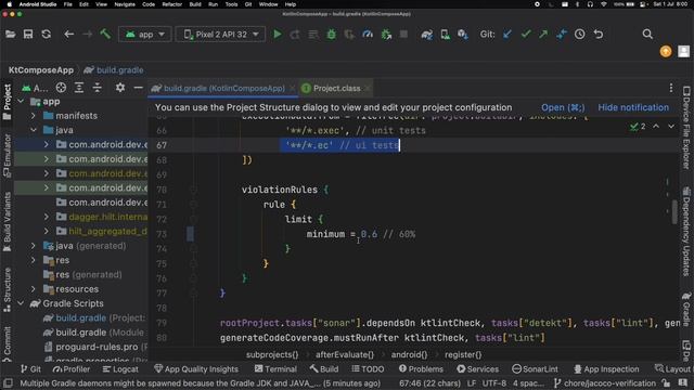 How to use Jacoco verification to validate code coverage in Android projects? #18 смотреть онлайн