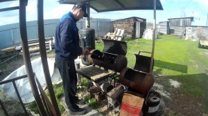 Мангал коптильня из газовых баллонов. Практическое применение.