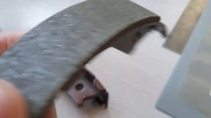 колодки ручника. вместо оригинала для sonata nf