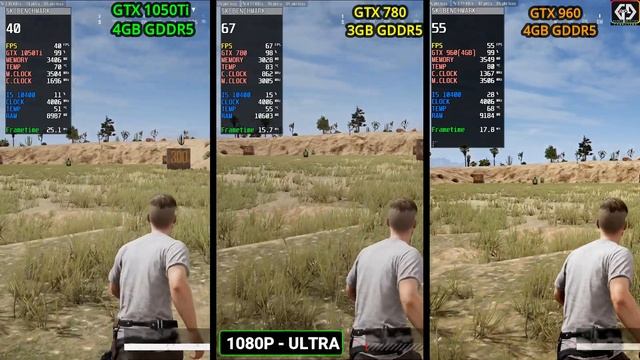 GTX 1050 Ti (4GB) vs GTX 780 (3GB) vs GTX 960 (4GB) | 10 Games Tested | Performance Test ! смотреть онлайн