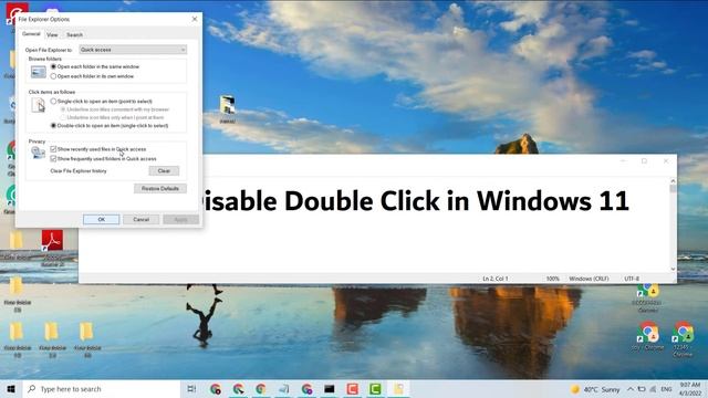 How to Disable Double Click in Windows 10/11 смотреть онлайн