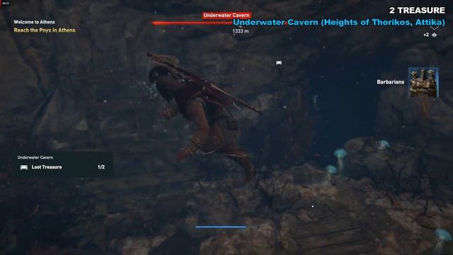 Underwater Cavern, Attika | Loot Treasure Location | ASSASSIN'S CREED ODYSSEY смотреть онлайн