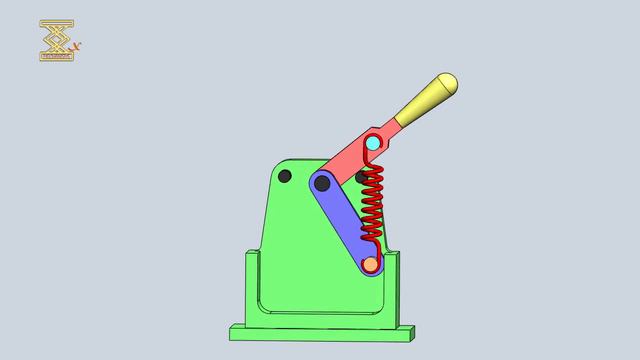 Lever-Type Elastic-Link Switching Mechanism-1 смотреть онлайн