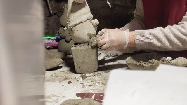 Садовые гномики из цемента своими руками смотреть онлайн