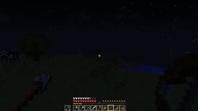Minecraft Выживание (ч.2) - 11 с лишним минут ночных приключений смотреть онлайн