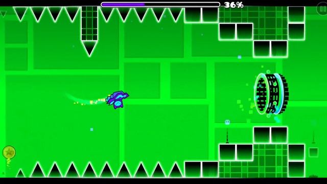 Geometry Dash, level Jumper complete (игра Геометри Дэш ,уровень Джампер пройден) смотреть онлайн