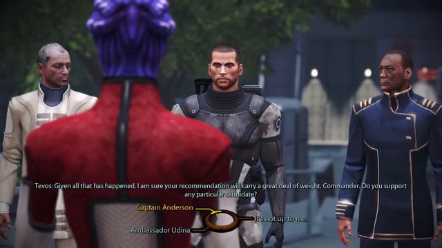 Mass Effect 1 Legendary Edition Anderson Joins The Council смотреть онлайн