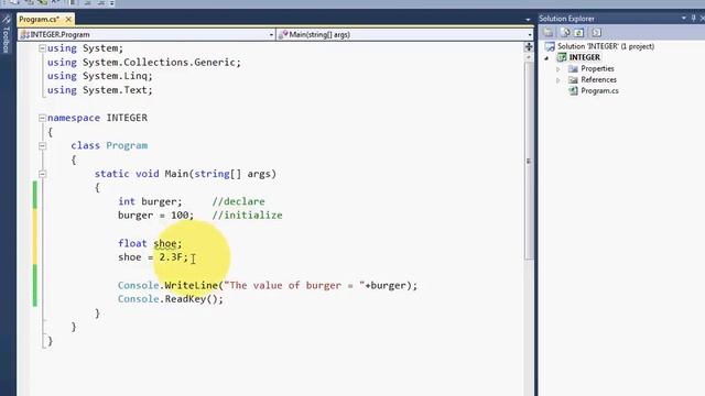 C# Tutorial | How To Declare And Initialize Float Data Type In C# смотреть онлайн