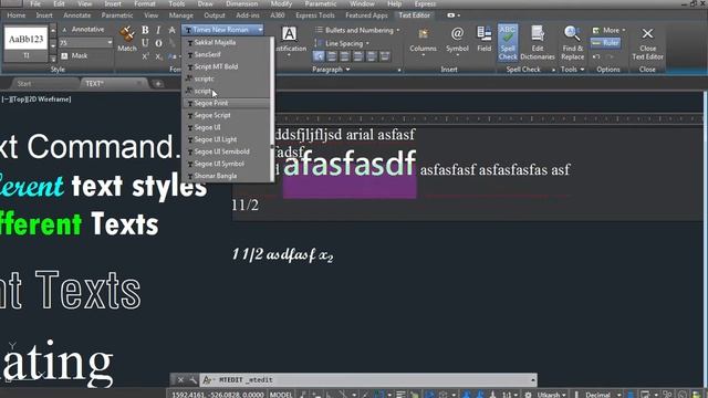 Mtext Command In AutoCAD In Hindi смотреть онлайн
