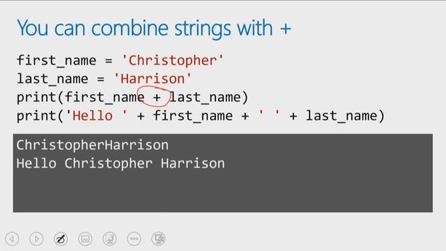 String Concepts | Python for Beginners [9 of 44] смотреть онлайн