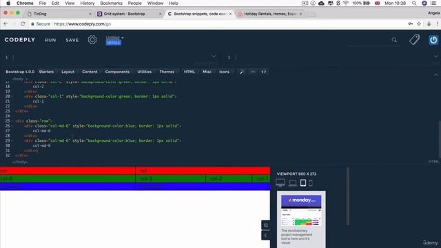 Bootstrap CSS Grid Layout System Tutorial - Web Development смотреть онлайн