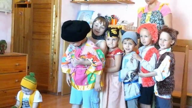 Сказка Репка для детей в детском саду видео демонстрация, сценка смотреть онлайн