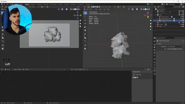 Деревья Ghibli стиль в Blender 2.9 - Стилизация | Система частиц | Уроки на русском смотреть онлайн