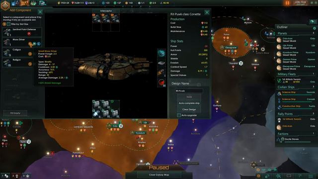 Stellaris: Leviathans Gameplay - Custom Race: Odo-nata Hive Mind - Part 5 смотреть онлайн