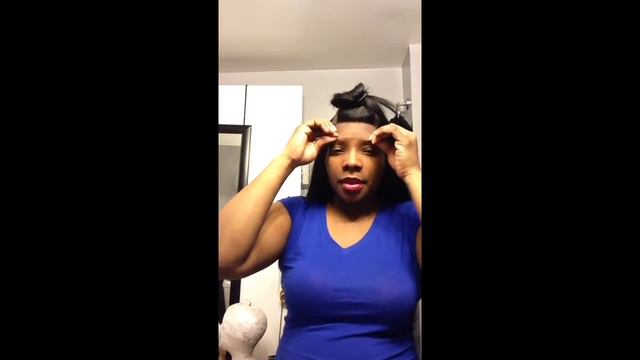 How I do my quick weave with full lace front closure... смотреть онлайн