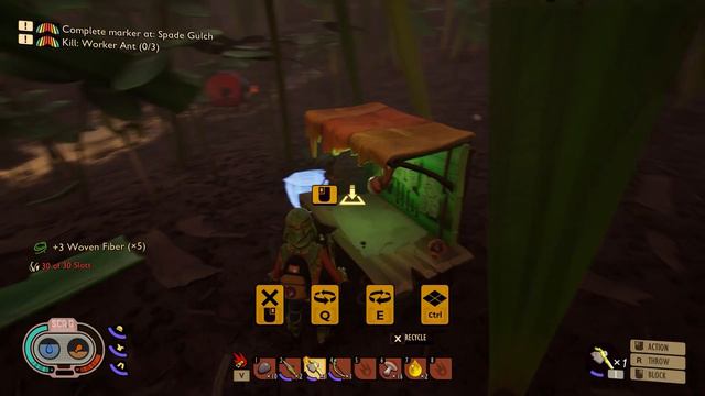 GROUNDED Weed Stem To make Scaffold or Elevated floors Walkthrough Gameplay Ep3 PC смотреть онлайн