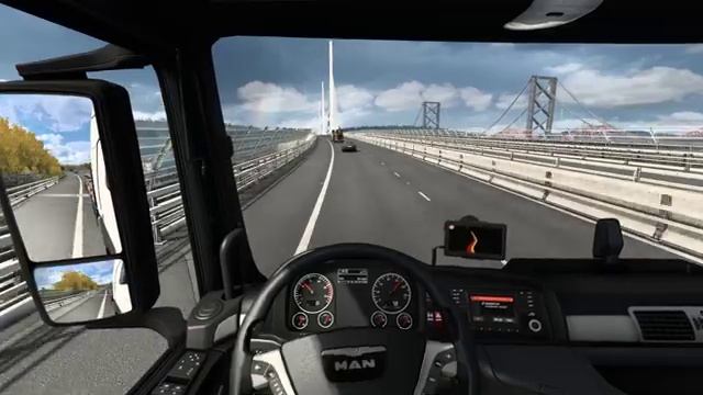 UK Day Driving | MAN TGX E6 | Flatbed Haulage For Scotland смотреть онлайн