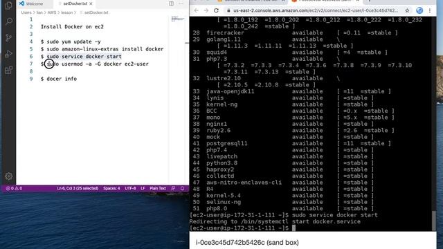Install Docker on EC2 смотреть онлайн