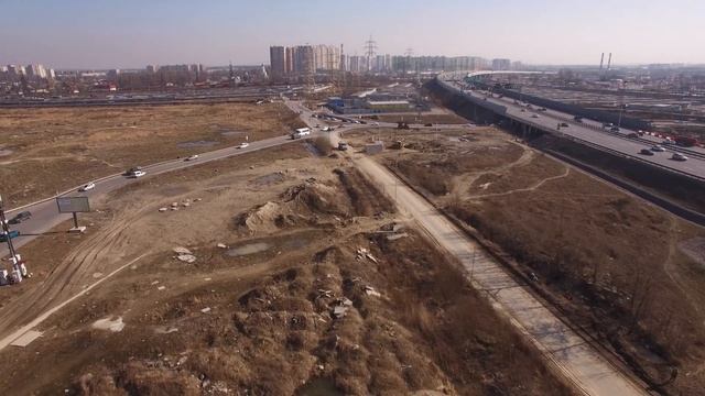 Развязка КАД в Мурино смотреть онлайн