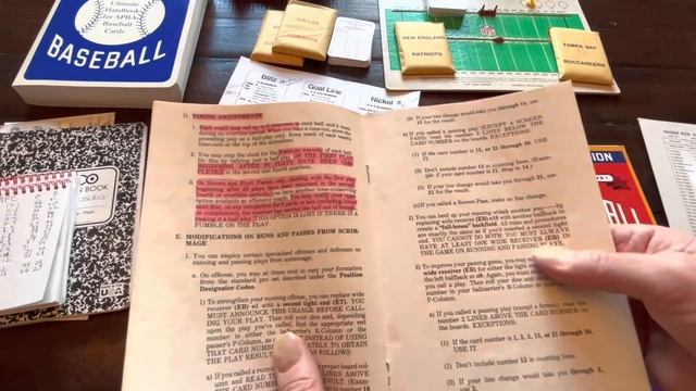 Error in the original APBA Football master game rule book смотреть онлайн