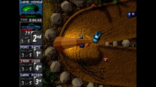 Death Rally (1996) | Full Playthrough (No Weapons) | I Live To Ride-difficulty смотреть онлайн