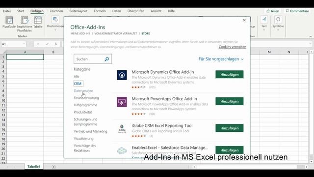 Microsoft Excel: Add-Ins hinzufügen, installieren und nutzen – so geht's! смотреть онлайн