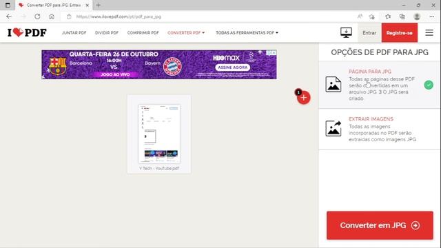 Como converter PDF em JPG | Online e Gratuito смотреть онлайн