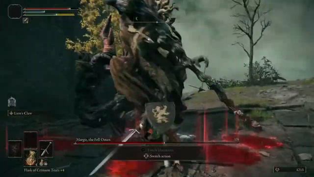 Elden Ring - Margit, The Fell Omen (Strength Build) смотреть онлайн