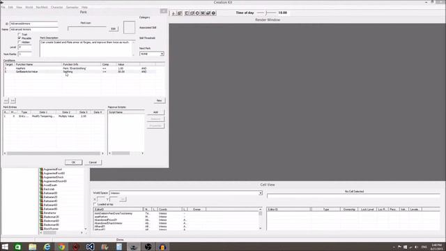 Skyrim Creation Kit: Basics Of Perk Unlocking