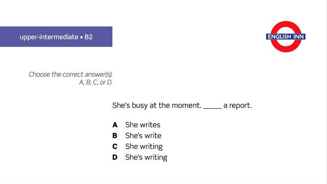 English in 3 minutes (Upper-Intermediate / B2) - Grammar Test 16 смотреть онлайн
