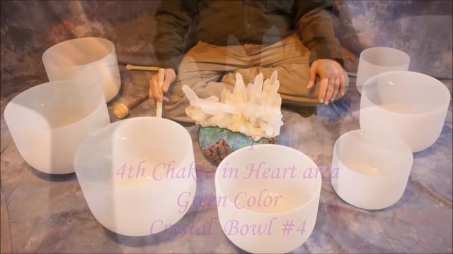 Crystal Bowl 14 Min Chakra Meditation~Notes CDEFGAB