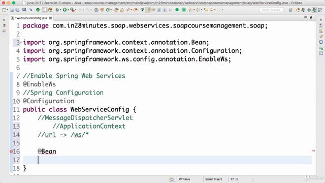 045 Step 09 Spring Web Services Configuration Message Dispatcher Servlet смотреть онлайн