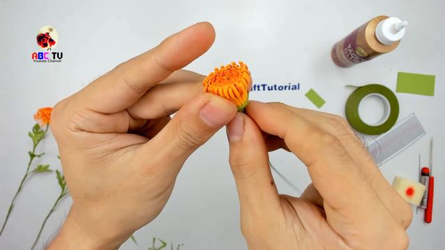 ABC TV | How To Make Chrysanthemum Paper Flower #1(Slowly) | Flower Die Cuts - Craft Tutorial смотреть онлайн