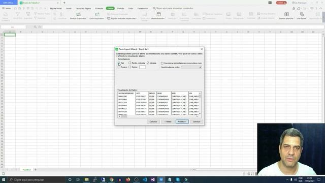 Tutorial CSV import to WPS Office смотреть онлайн
