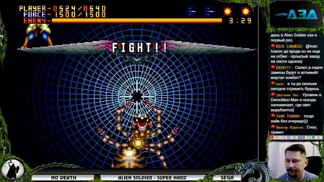 Alien Soldier-SUPER HARD-NO DEATH/БЕЗ СМЕРТЕЙ смотреть онлайн