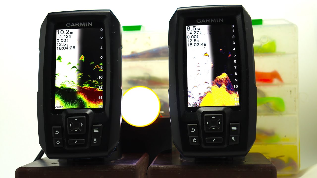 Эхолот Garmin Striker Plus 4. Настройка цветовых тем в эхолоте. ночной и дневной режим. смотреть онлайн