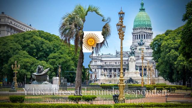 Himno Nacional Argentino - national anthem of Argentina (ENG/ESP subtitles) смотреть онлайн