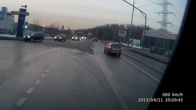 Новый режим светофора "Пятницкое шоссе - ул. Барышиха" смотреть онлайн