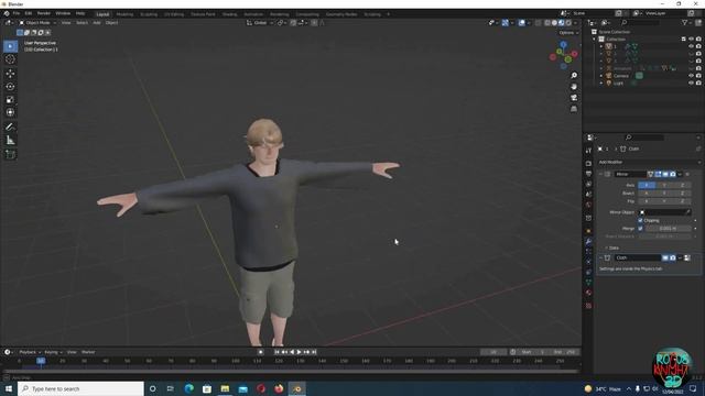 How to Make Easy Clothes in Blender || Blender Cloth Tutorial || Easy cloth Simulation смотреть онлайн