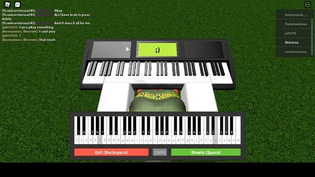 Python piano script [Roblox] смотреть онлайн