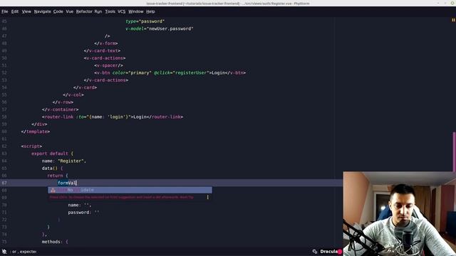 Laravel Vue SPA Issue Tracker part3: vuetify setup смотреть онлайн