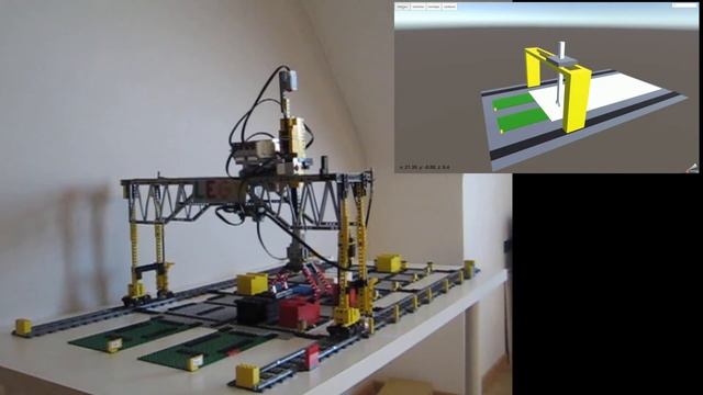 LEGO EV3 Port Crane - using Lejos, Unity and Android studio смотреть онлайн