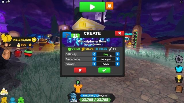 BRAND NEW GHOULBLADE ULTIMATE IN TREASURE QUEST! (NEW CODES!) смотреть онлайн