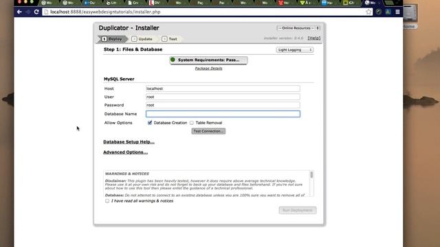 Installing online site offline with WordPress Plugin Duplicator смотреть онлайн