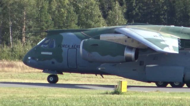 Very Rare Embraer C-390 Millennium At Tampere-Pirkkala Airport