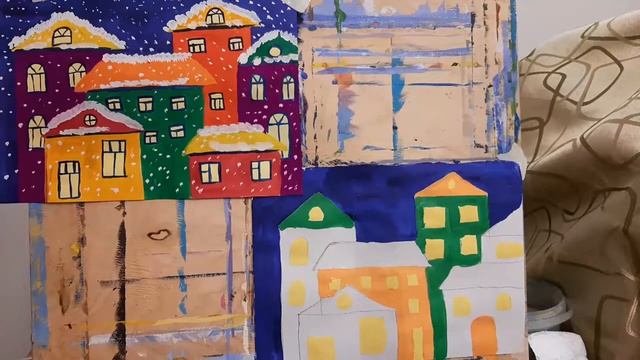 Снегопад в сказочном городе смотреть онлайн